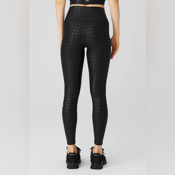NWT Gottex Air Lift High Waist Houndstooth Leggings - Picture 5 of 7